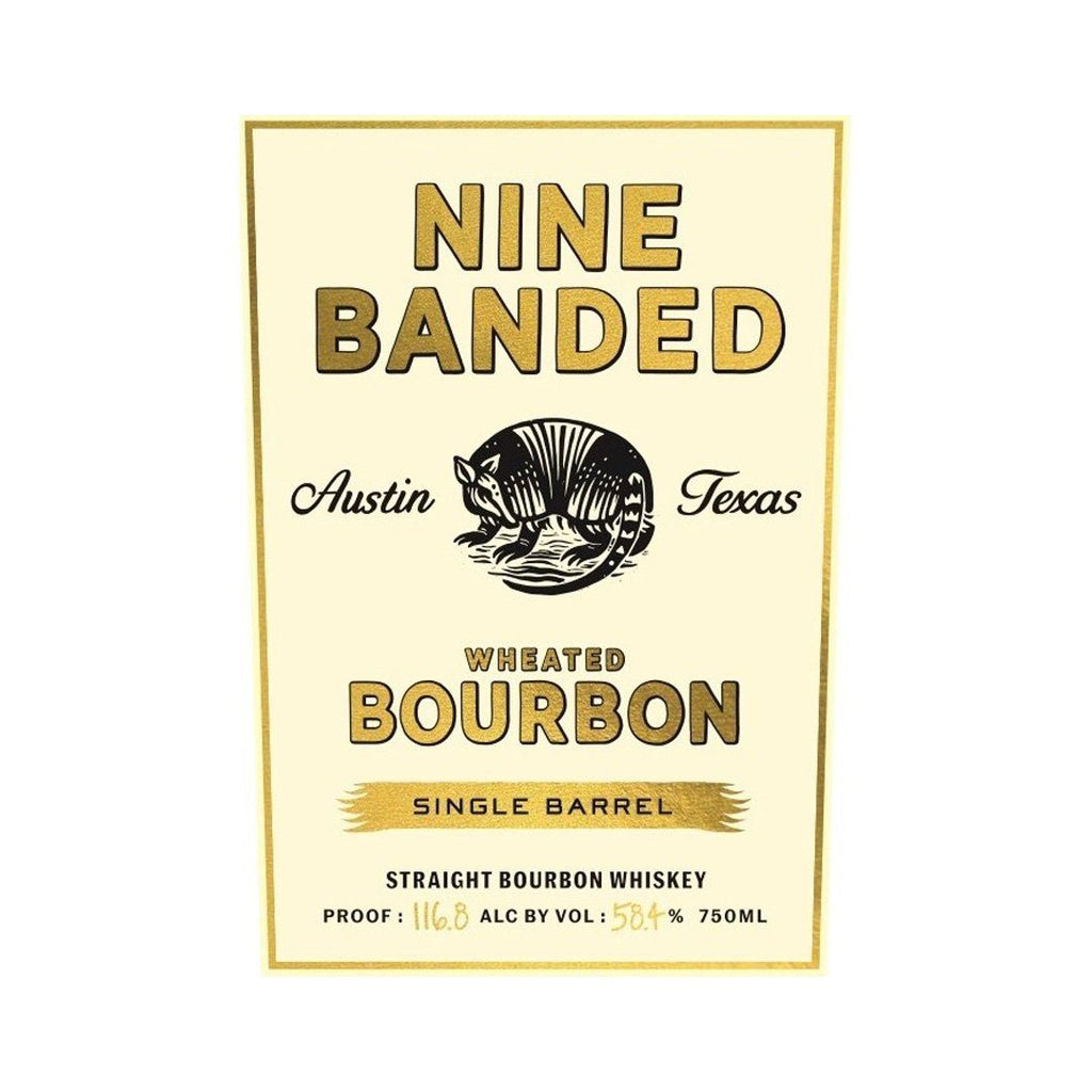 Nine Banded Single Barrel Wheated Bourbon Straight Bourbon Whiskey Nine Banded Whiskey 