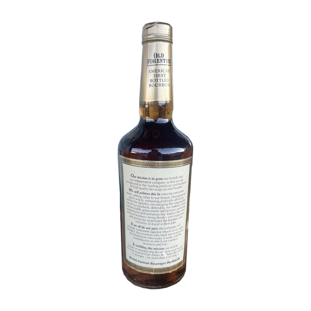 Old Forester- Brown-Forman-Beverages Worldwide Meeting 6/12/94 - 86 proof Bourbon Whiskey Old Forester 