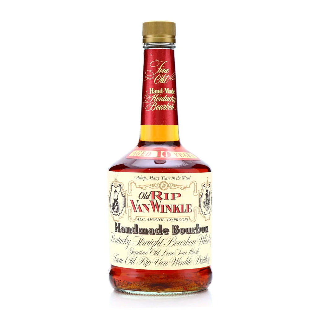 Old Rip Van Winkle 10 Year Old Early 2000s 107 Proof Squat Bottling Kentucky Straight Bourbon Whiskey Pappy Van Winkle 