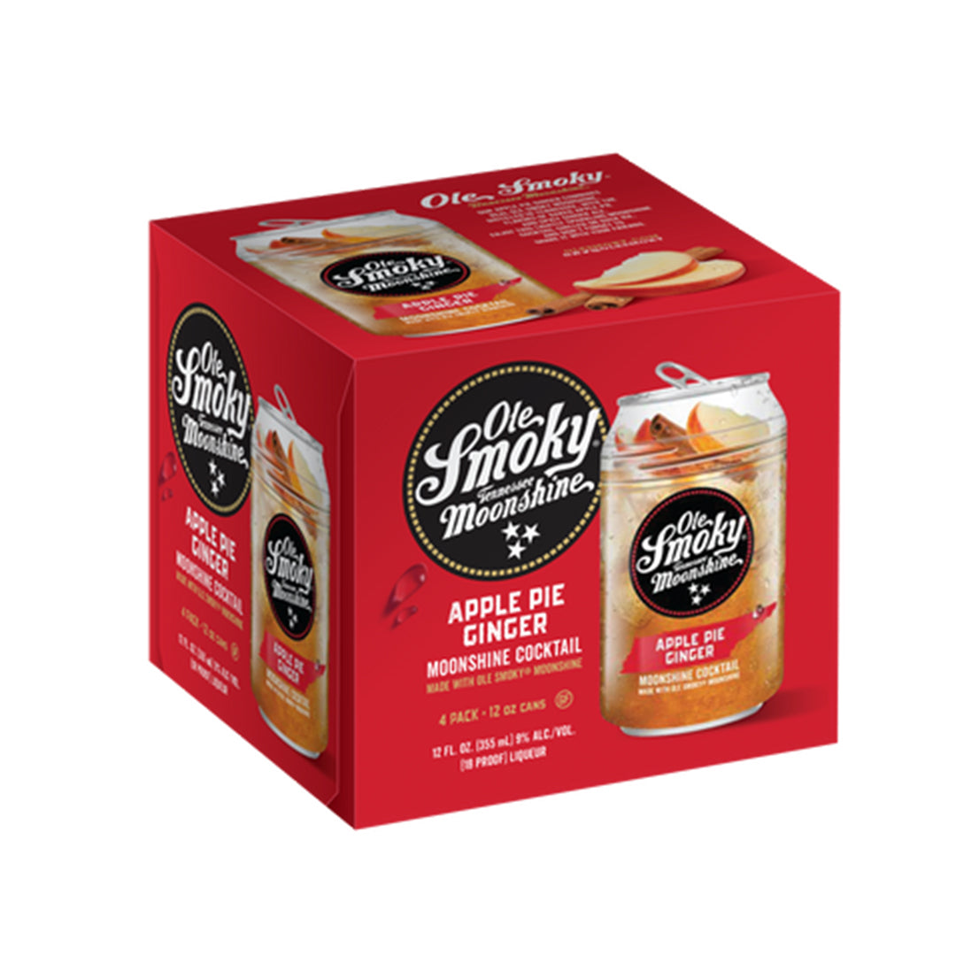 Ole Smoky Moonshine Apple Pie Ginger 4PK Moonshine Ole Smoky 