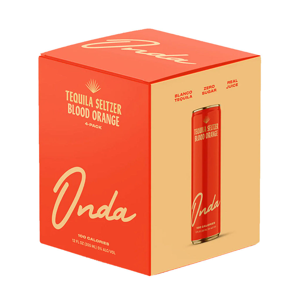 Onda Blood Orange Tequila Seltzer 4PK Seltzer Onda 