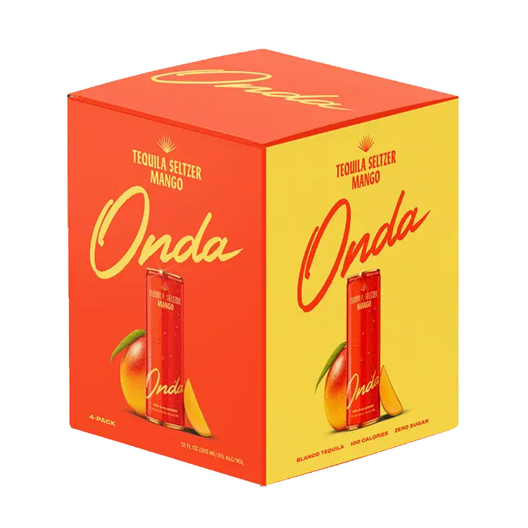 Onda Mango Tequila Seltzer 4PK Seltzer Onda 