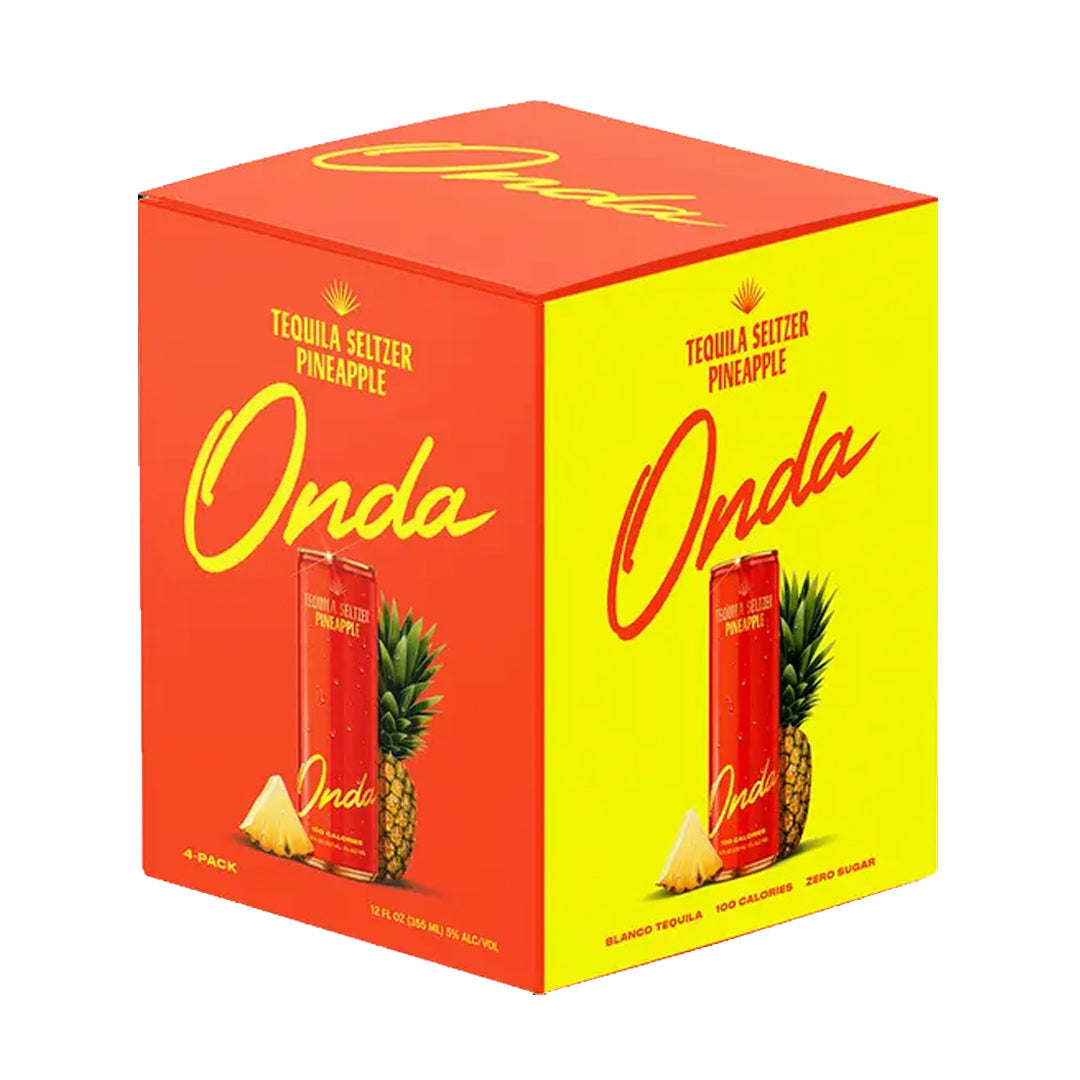 Onda Pineapple Tequila Seltzer 4PK Seltzer Onda 