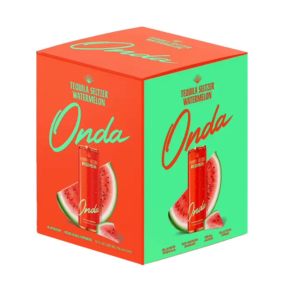 Onda Watermelon Tequila Seltzer 4PK Seltzer Onda 