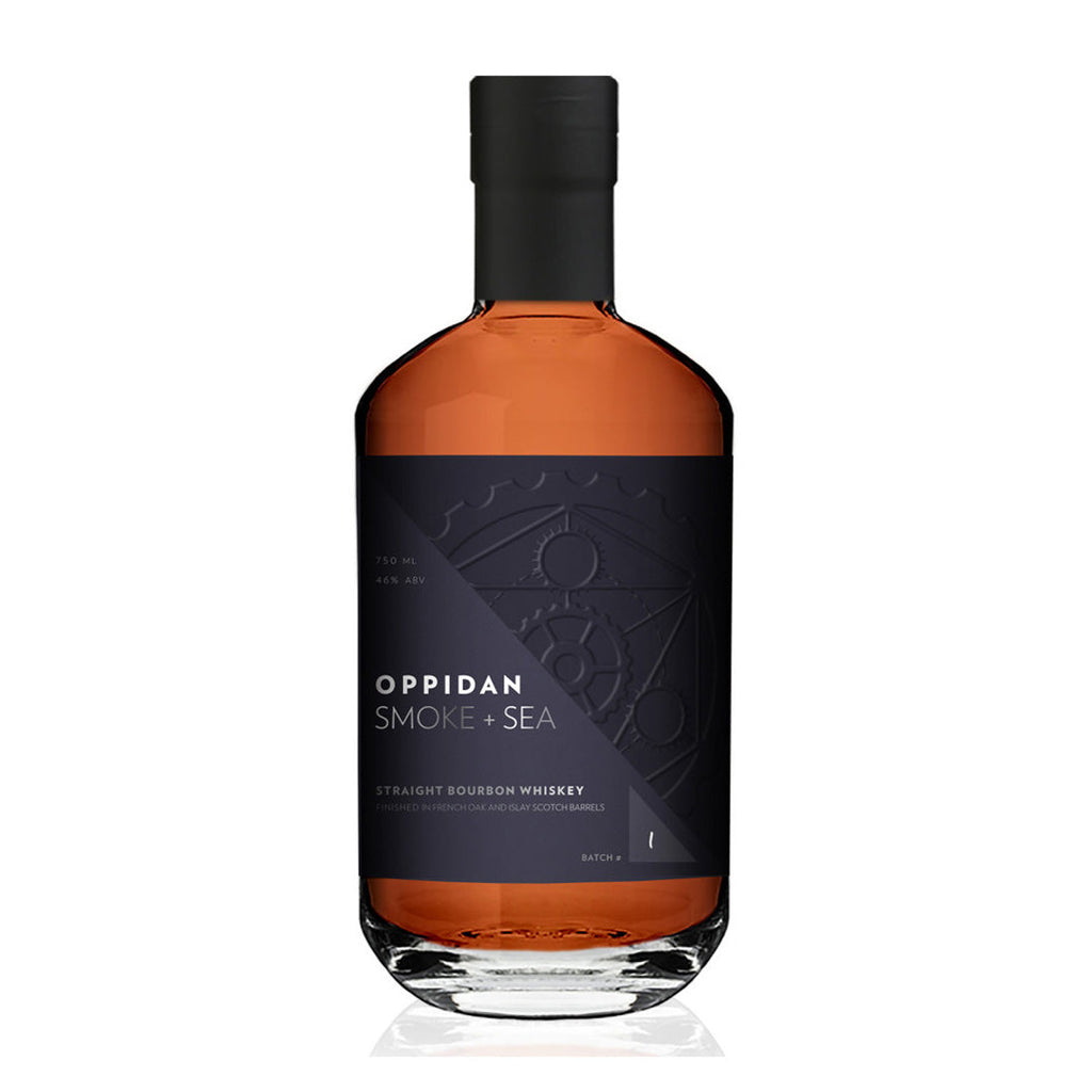 Oppidan Smoke + Sea Straight Bourbon Whiskey Oppidan Spirits 
