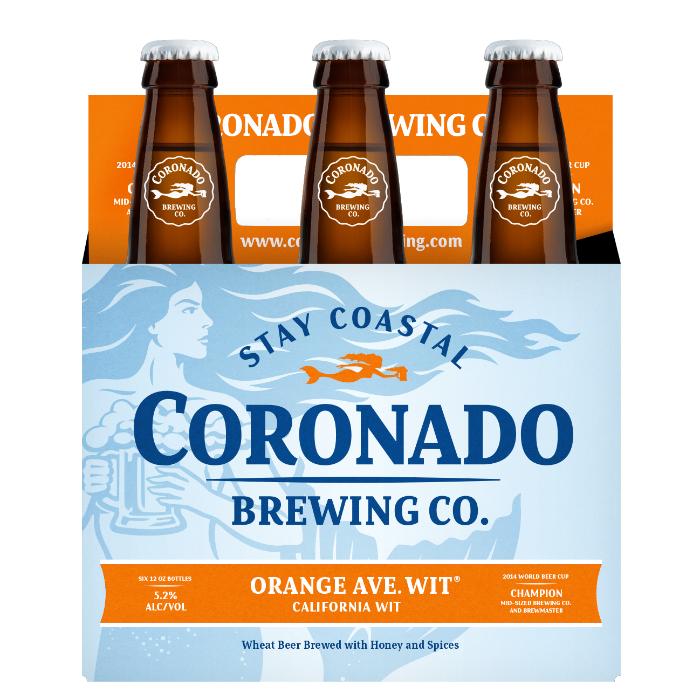 Orange Ave. Wit Beer Coronado Brewing 
