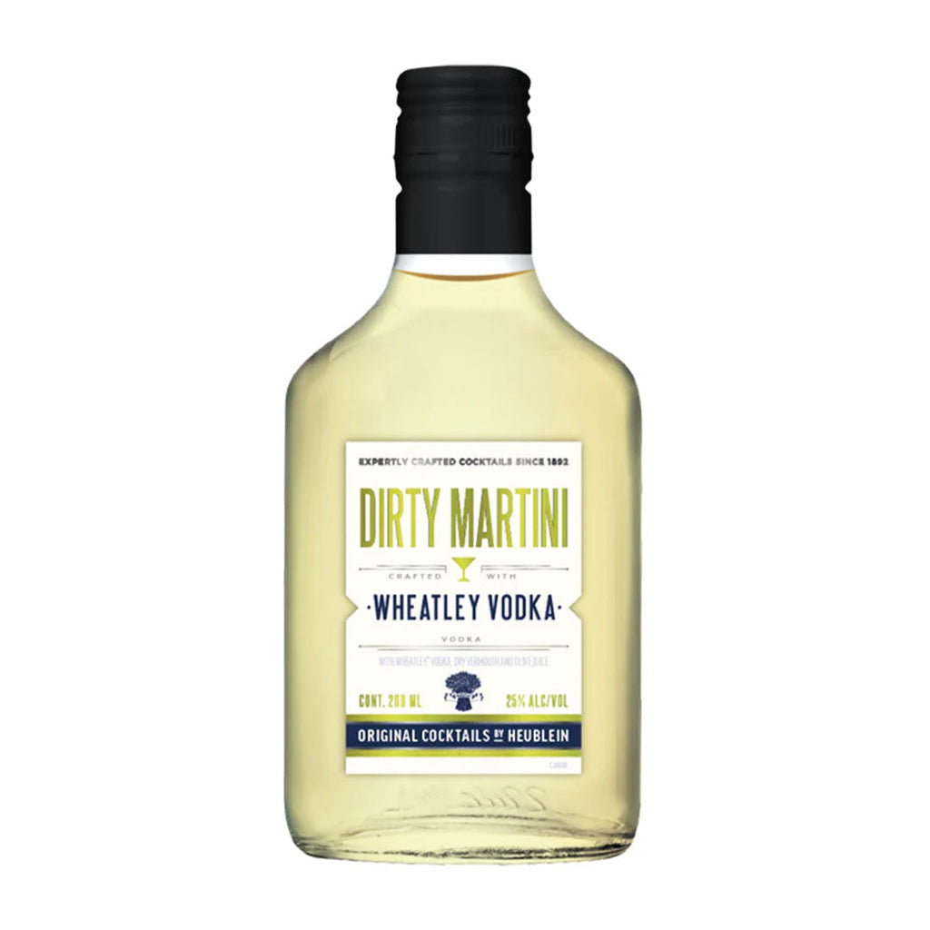 Original Cocktails by Heublein Dirty Martini Crafted with Wheatley Vodka 200ML Cocktail Heublein 