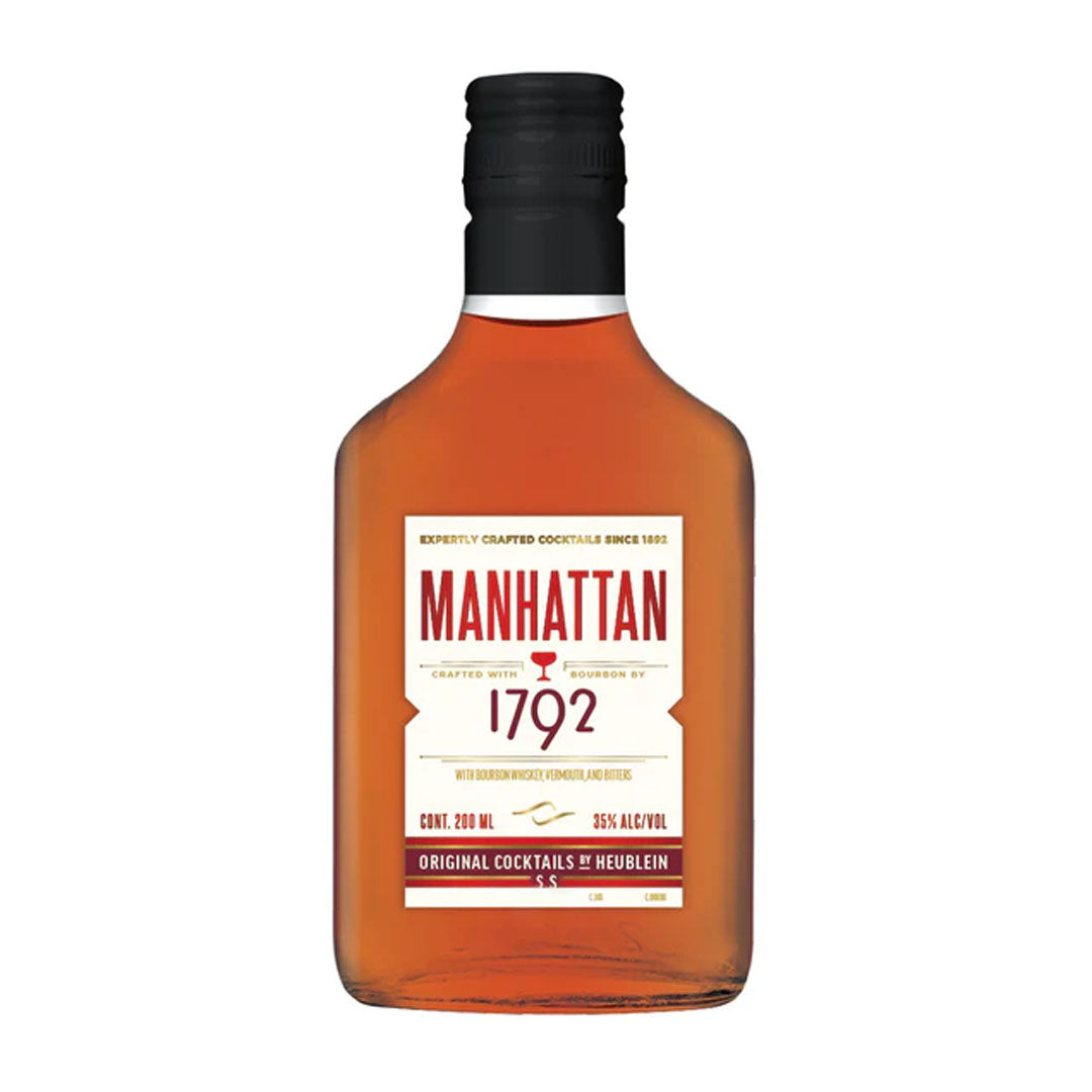 Original Cocktails by Heublein Manhattan Crafted with Bourbon by 1792 200ML Cocktail Heublein 