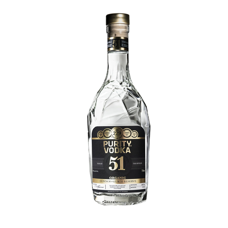Purity Organic Vodka Connoisseur 51 Reserve Vodka Purity Vodka 