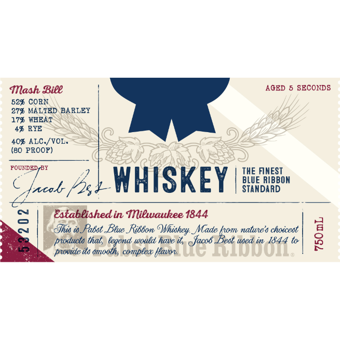 Pabst Blue Ribbon Whiskey American Whiskey Pabst Blue Ribbon 