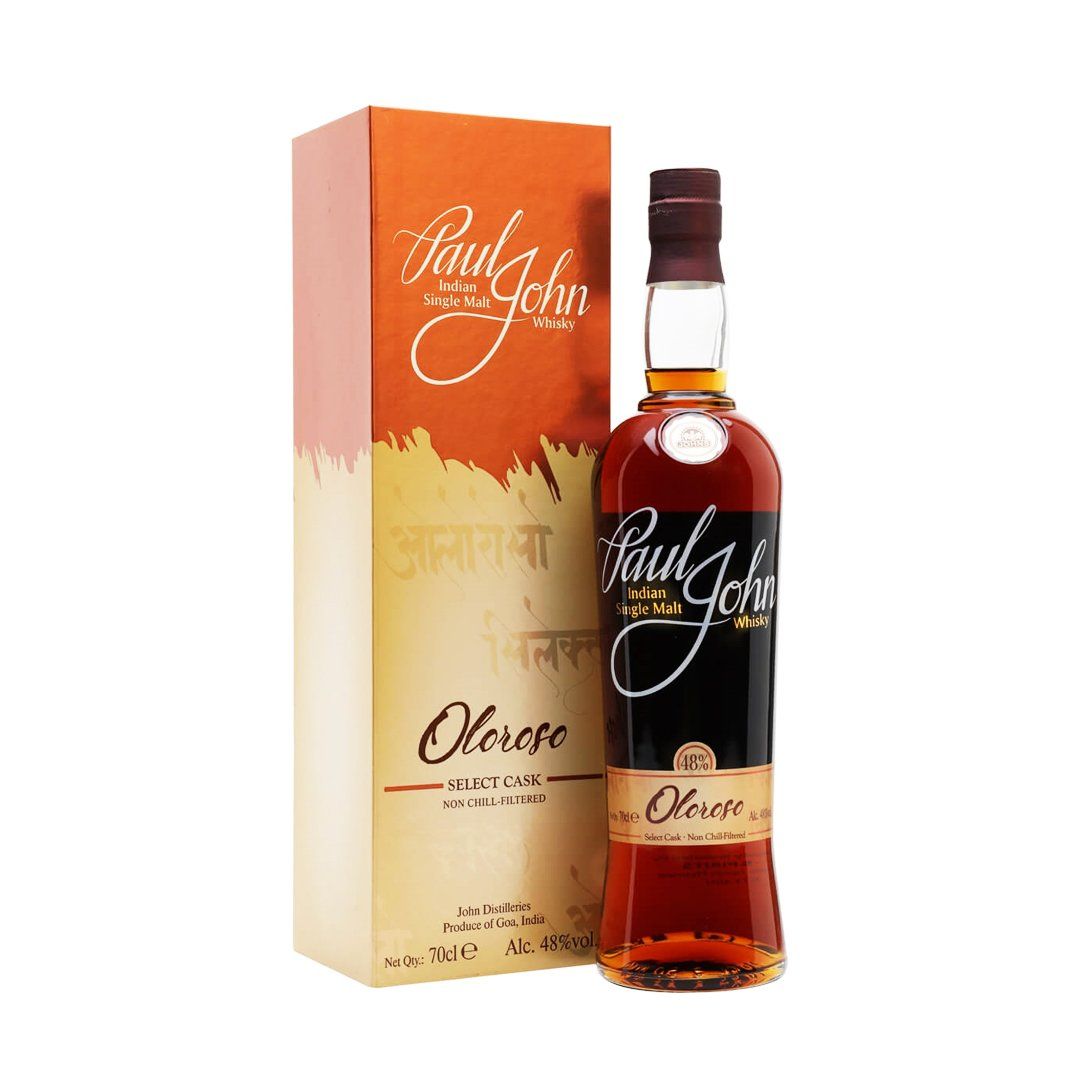 Paul John Whisky Indian Single Malt Oloroso Cask Finish Indian Whisky Paul John Whisky 