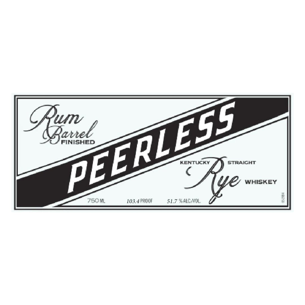 Peerless Rum Barrel Finished Rye Kentucky Straight Rye Whiskey Kentucky Peerless 