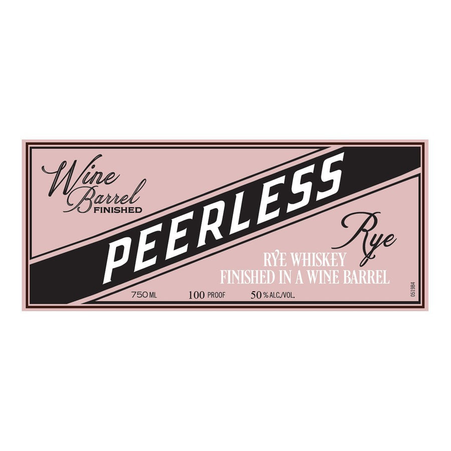 Peerless Rye Finished In A Wine Barrel Rye Whiskey Peerless 