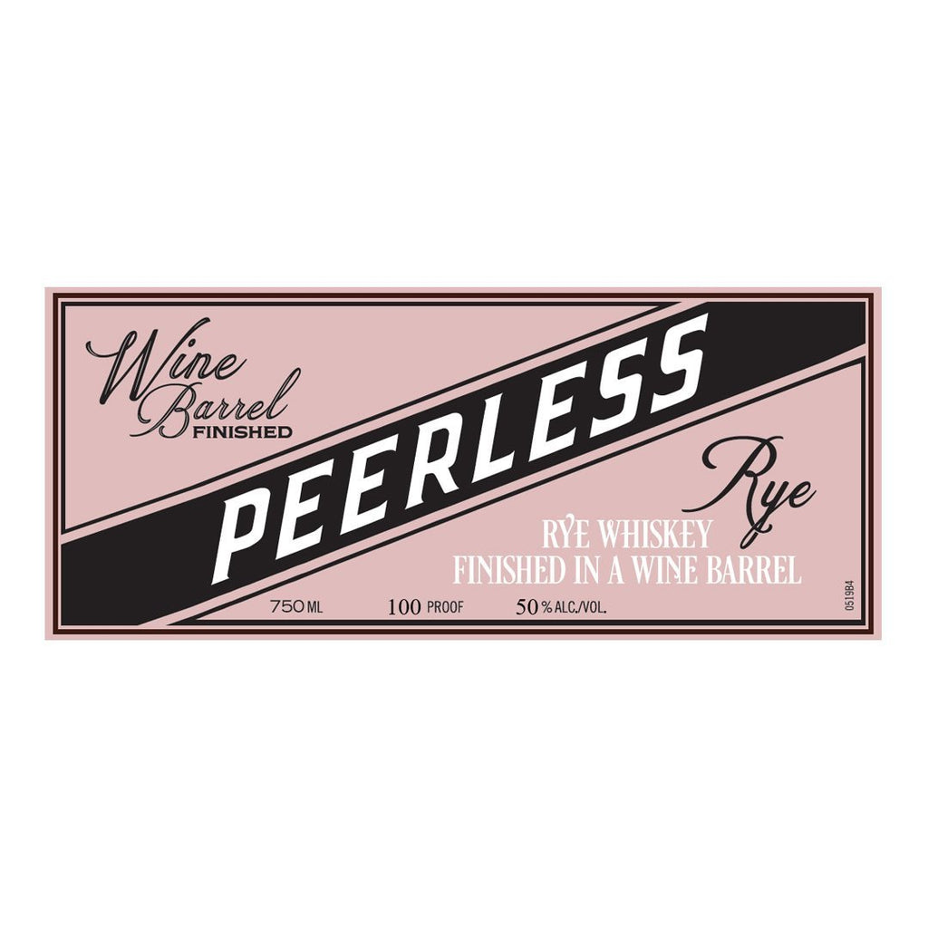 Peerless Rye Finished In A Wine Barrel Rye Whiskey Peerless 