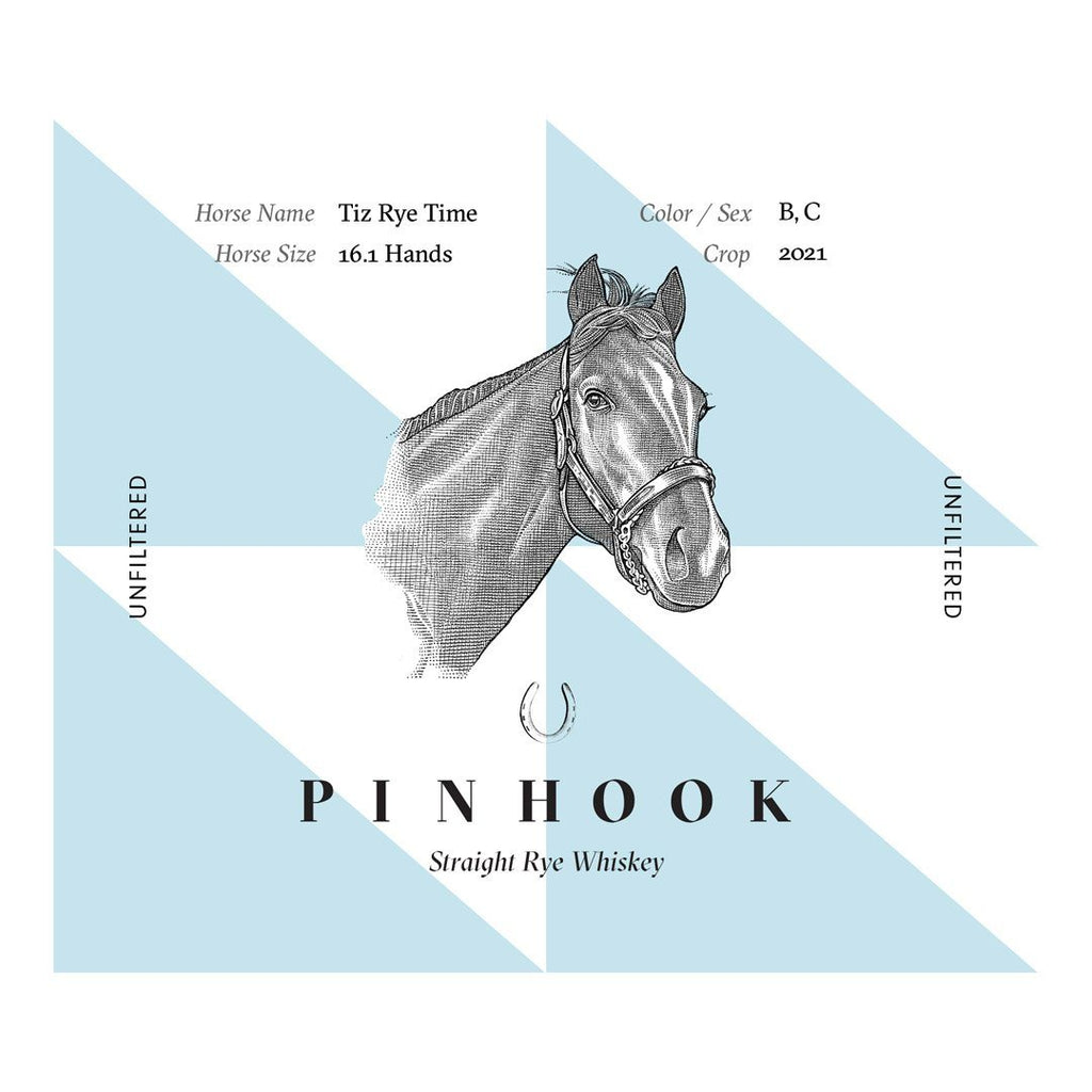 Pinhook Tiz Rye Time 5 Year Old Straight Rye Whiskey Pinhook Bourbon 