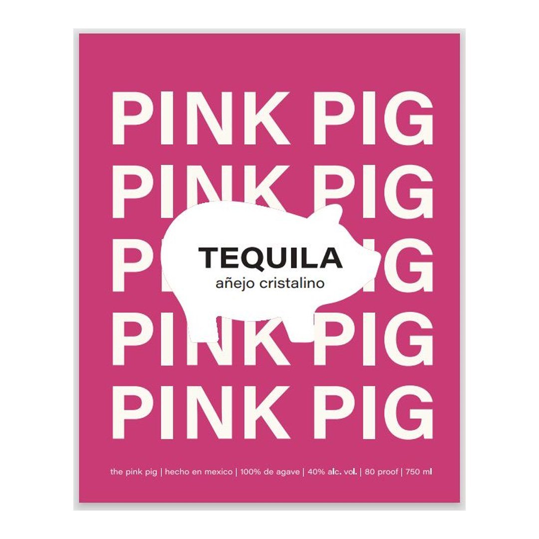 Pink Pig Anejo Cristalino Tequila Pink Pig Tequila 