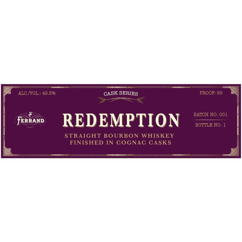 Redemption Bourbon Finished In Cognac Cask Straight Bourbon Whiskey Redemption 