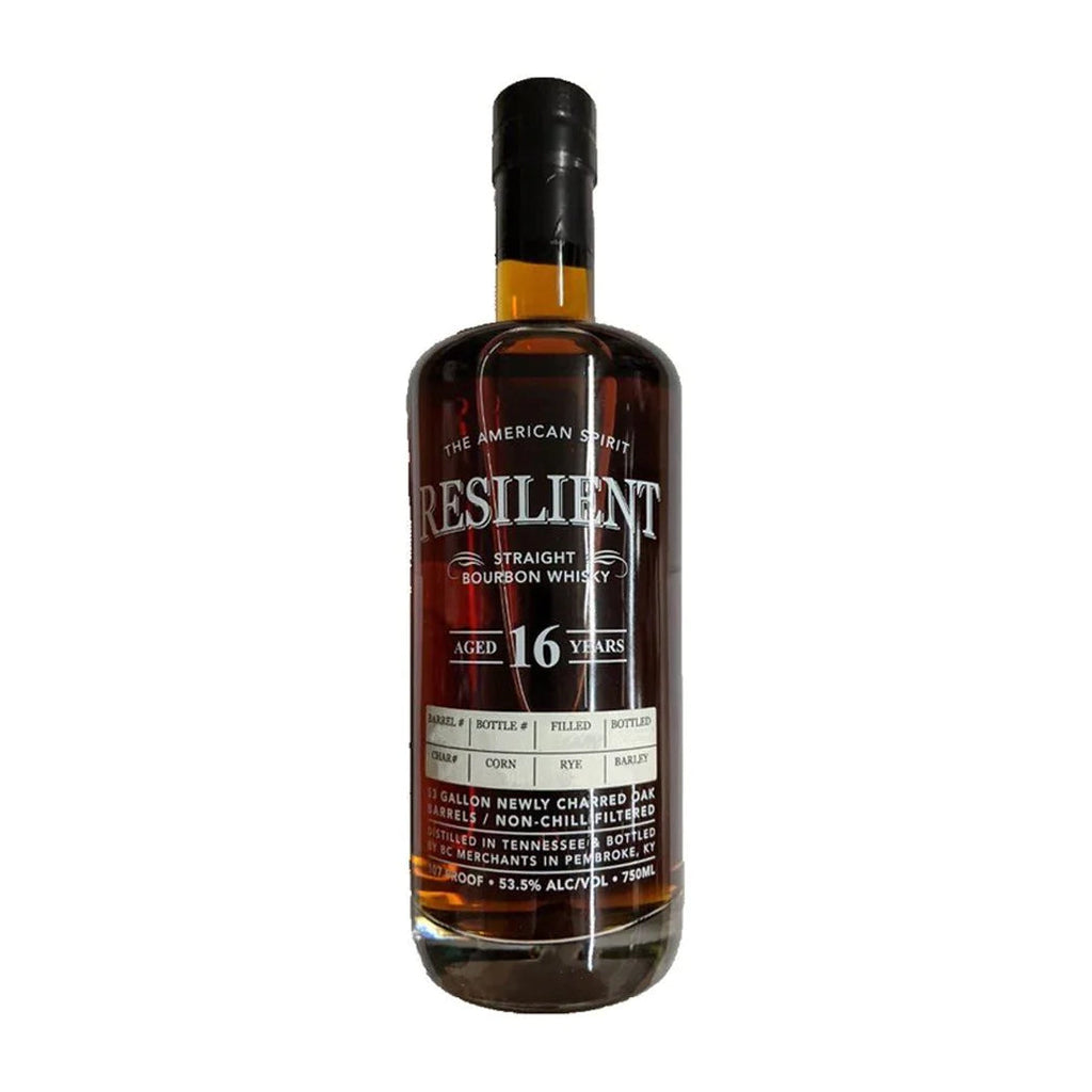 Resilient 16 Year Old Barrel #183 Cask Strength 117.5 Proof Straight Bourbon Whiskey Resilient Bourbon 