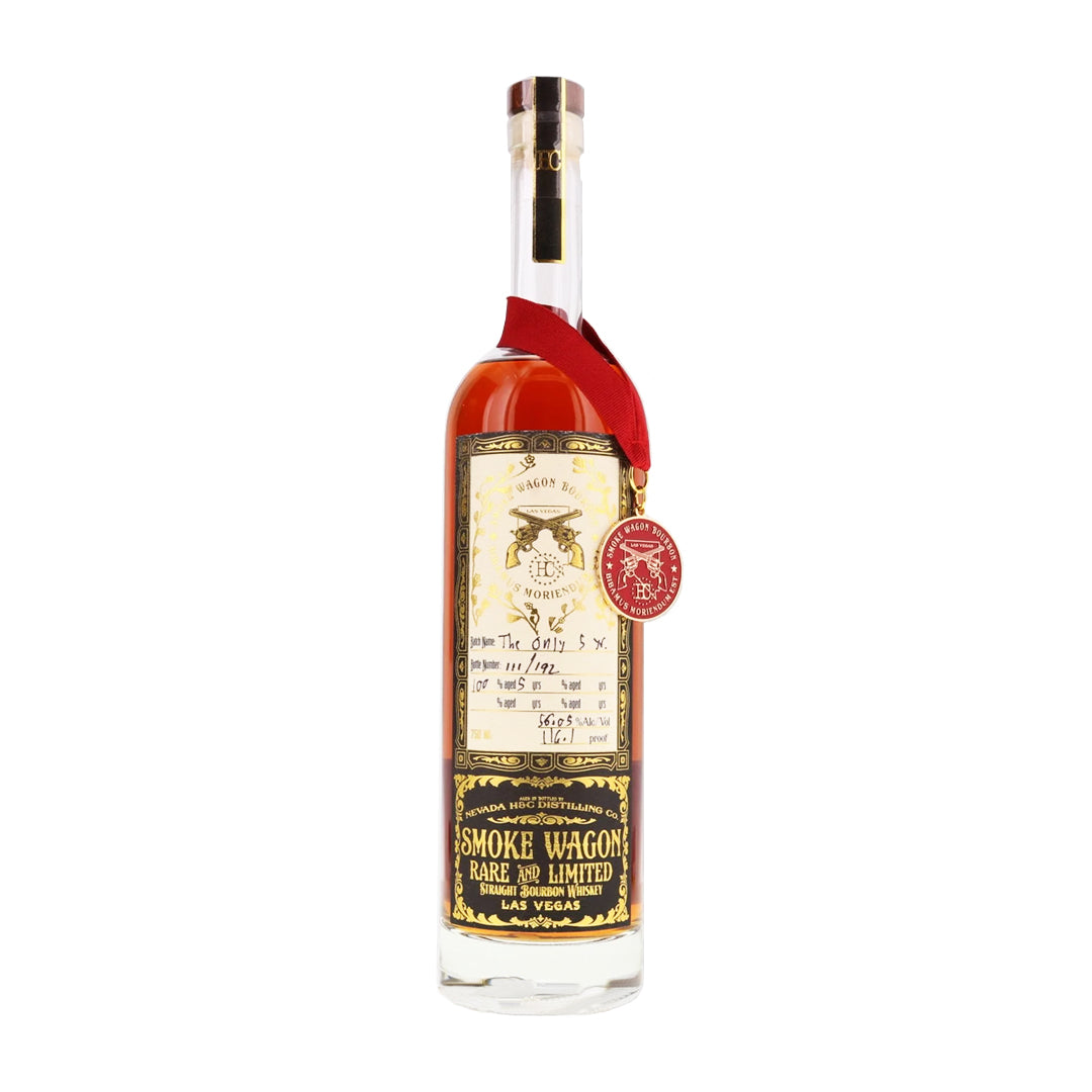 Smoke Wagon Rare and Limited The Only 5 Year Straight Bourbon Whiskey Smoke Wagon Bourbon 