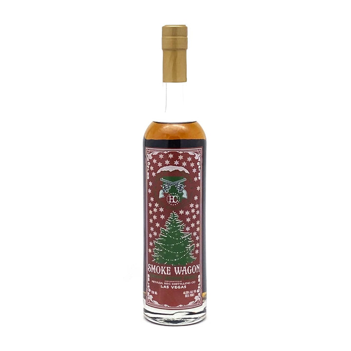 Smoke Wagon Straight Bourbon Christmas 2022 Limited Edition Straight Bourbon Whiskey Smoke Wagon Bourbon Single Bottle 