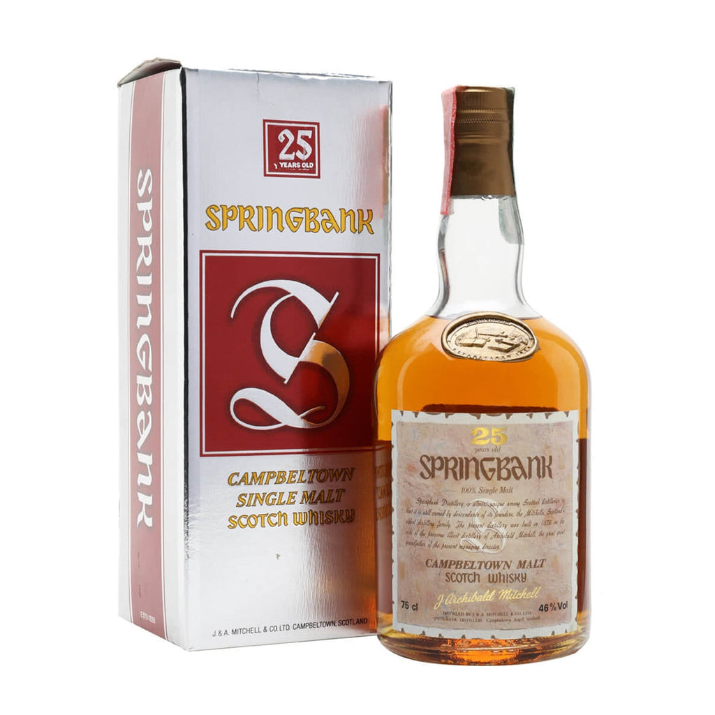 Springbank 25 Year Old 1980s Vintage Bottling Scotch Whisky Springbank 