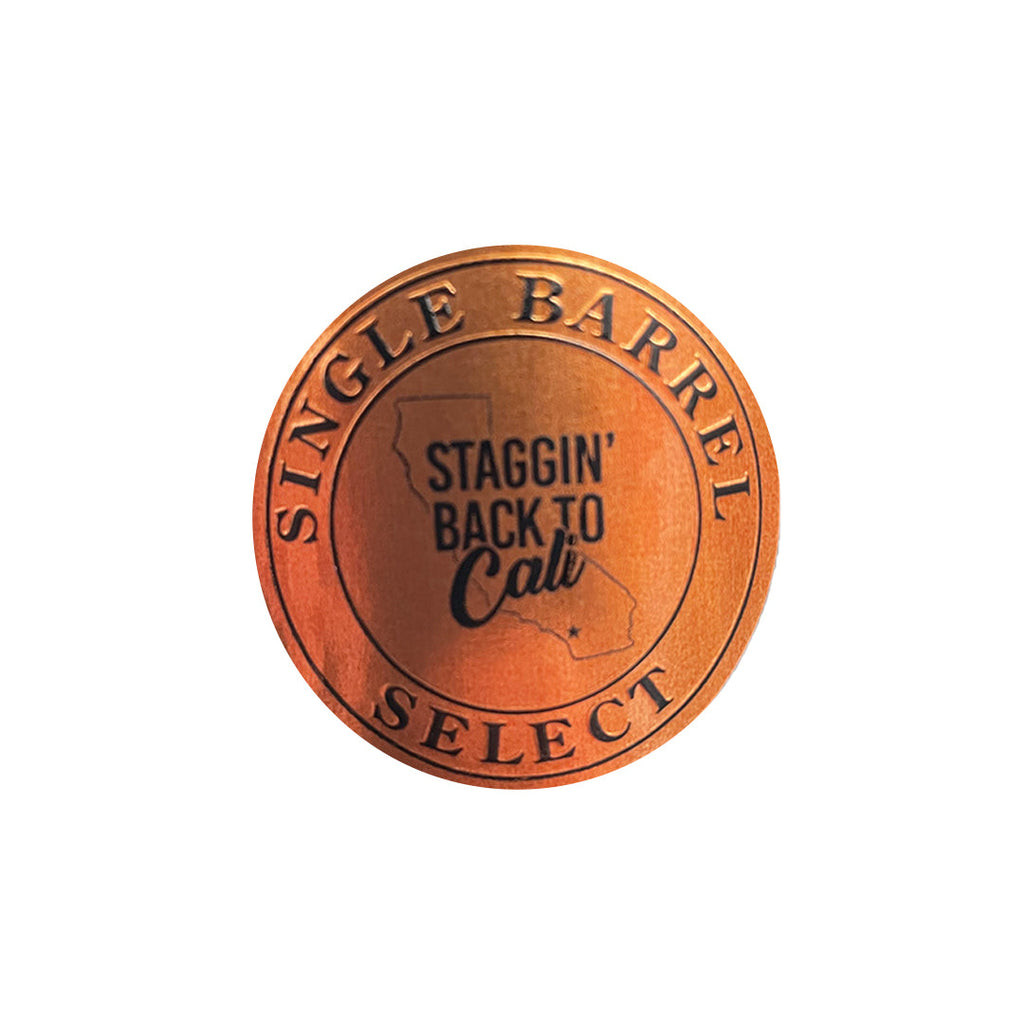 Stagg Single Barrel Private Cask “Staggin’ Back To Cali” Bundle Sip Whiskey 
