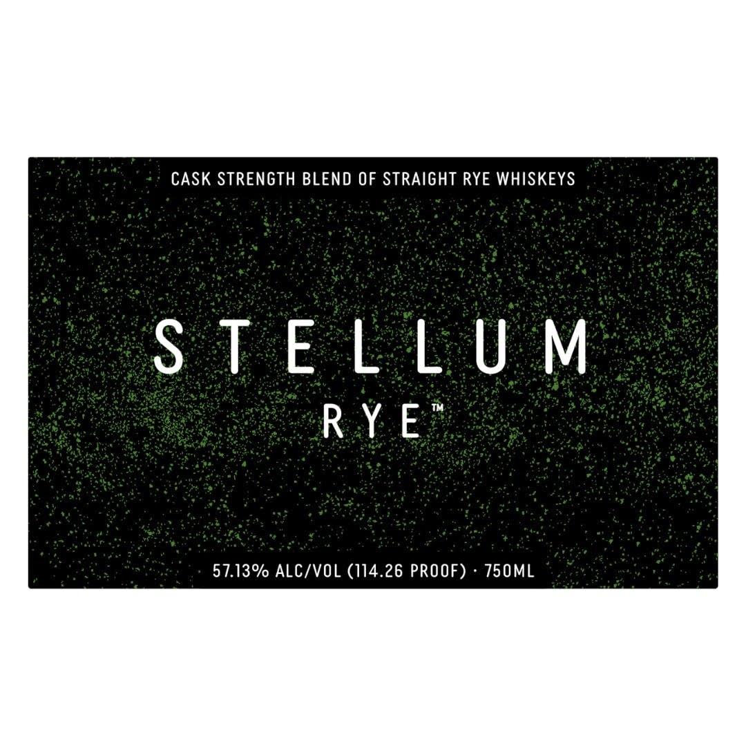 Stellum Cask Strength Rye Black Rye Whiskey Stellum Spirits 