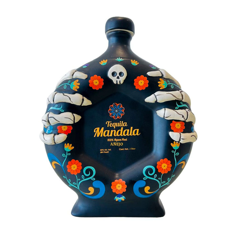 Tequila Mandala Anejo Dia De Los Muertos 2022 Edition 1 Liter Tequila Tequila Mandala 