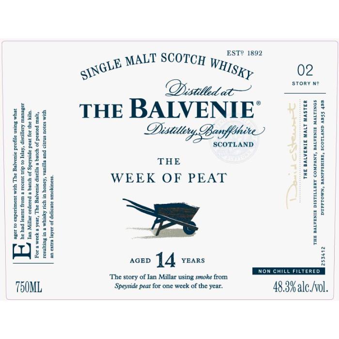 The Balvenie The Week Of Peat 14 Year Old Scotch The Balvenie 