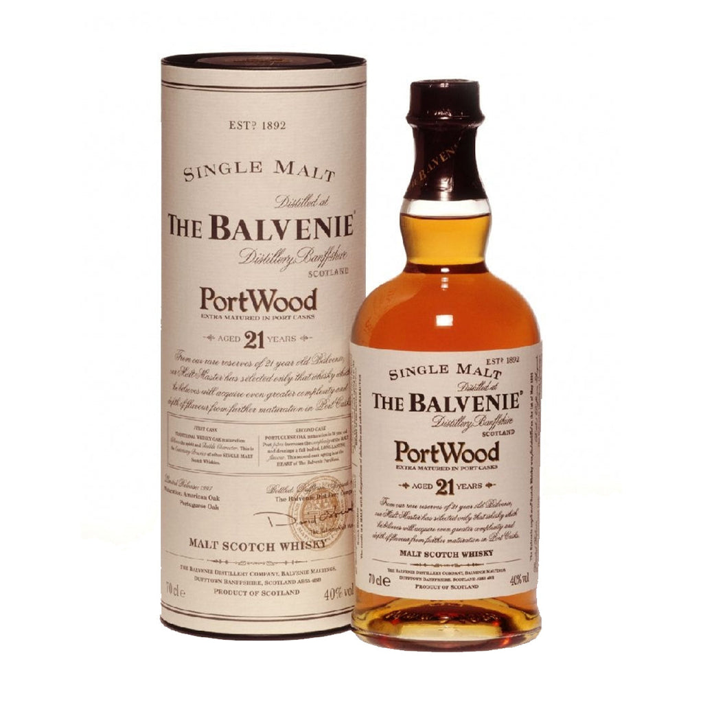 The Balvenie 21 Year Old Single Malt Port Wood Cask Scotch Whisky The Balvenie 