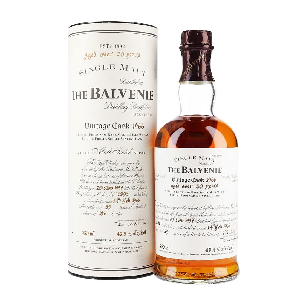 The Balvenie Vintage Cask 1966 Aged Over 30 Years Scotch Whisky The Balvenie 