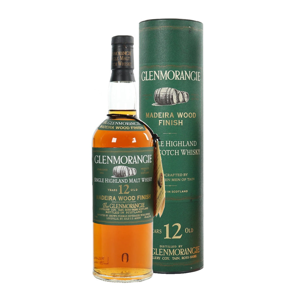 The Glenmorangie 12 Year Old Madeira Wood Finish Vintage Brown-Forman Bottling Scotch Whisky Glenmorangie 