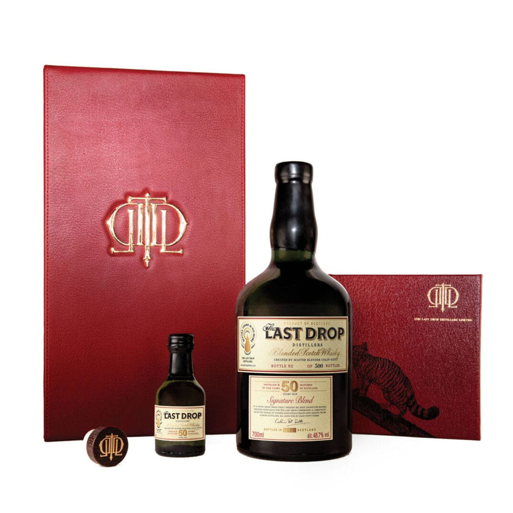 The Last Drop 50 Year Old Colin J.P Scott Signature Blend W/ 50 ML Blended Scotch Whisky The Last Drop Distillers 