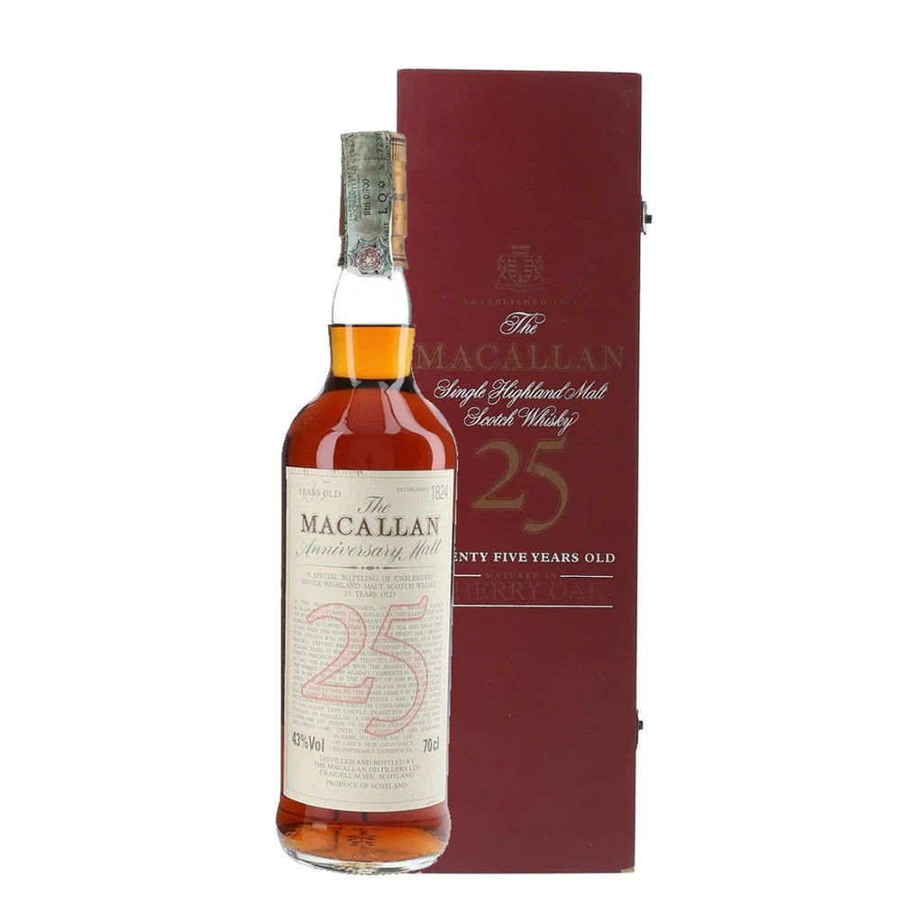 The Macallan 25 Year Old Anniversary Sherry Cask Scotch Whisky Scotch Whisky The Macallan 