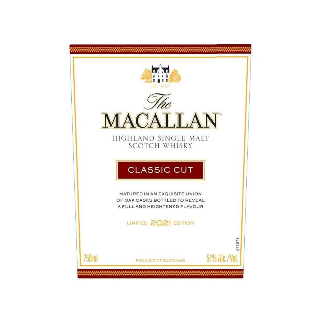 The Macallan Classic Cut 2021 Edition Single Malt Scotch Whisky The Macallan 