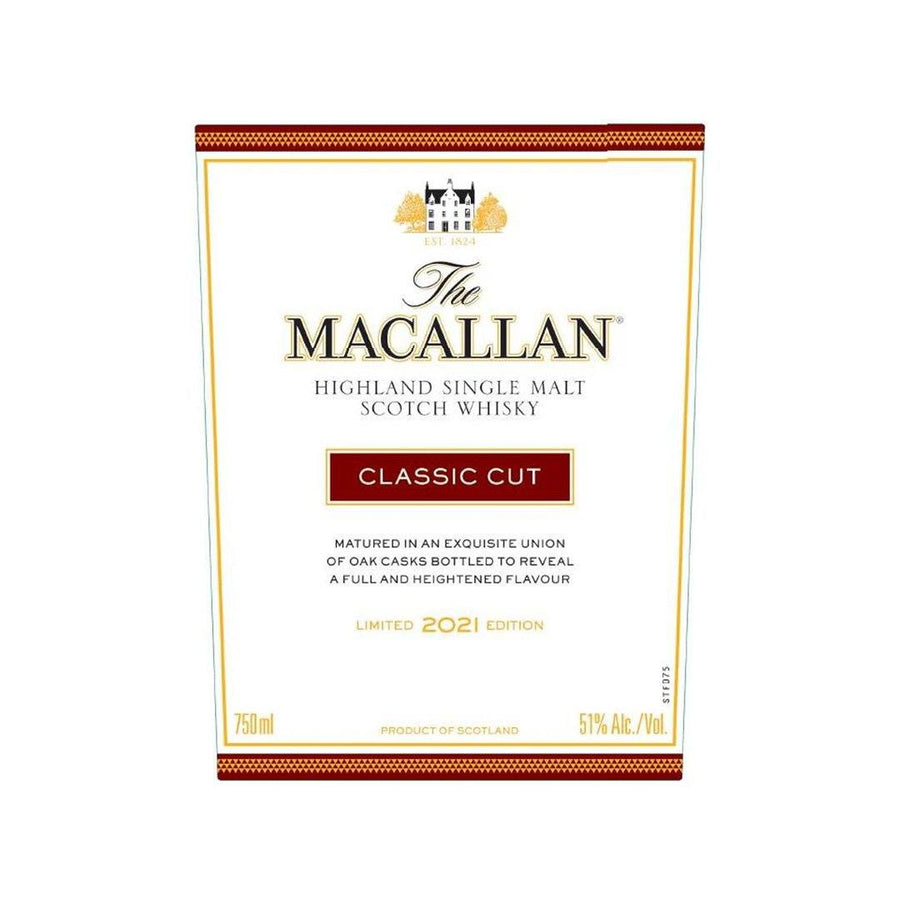 The Macallan Classic Cut 2021 Edition Single Malt Scotch Whisky The Macallan 