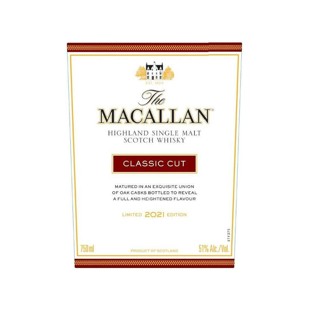 The Macallan Classic Cut 2021 Edition Single Malt Scotch Whisky The Macallan 