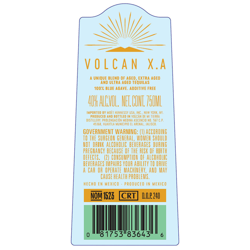 Volcan X.A Tequila Tequila Volcan 