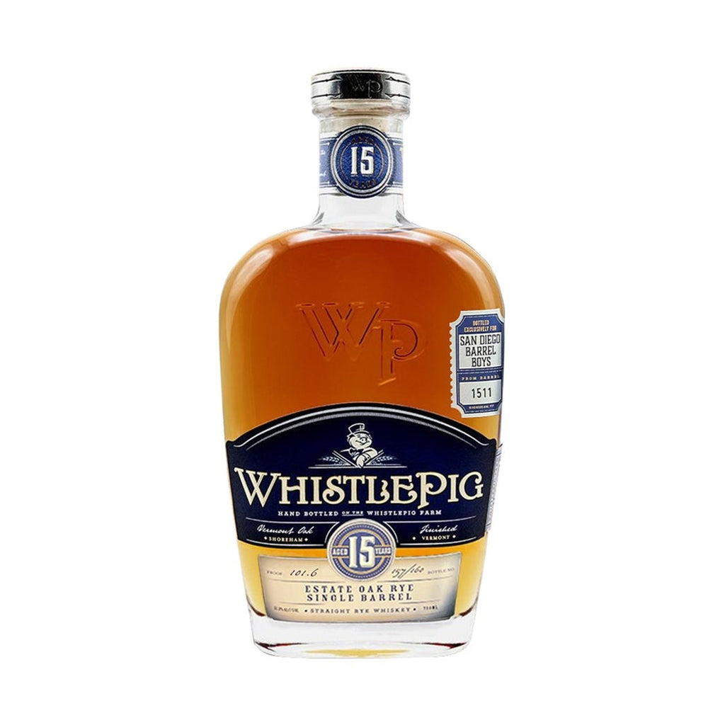 WhistlePig 15 Year Estate Oak Rye "SDBB" Barrel Pick #1511 Rye Whiskey WhistlePig 