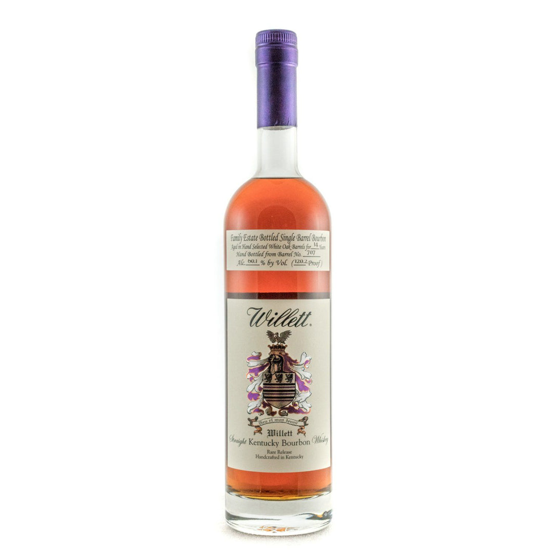 Willett Family Estate Bottled Bourbon 14 Years Old Barrel No. 707 Bourbon Willett Distillery 