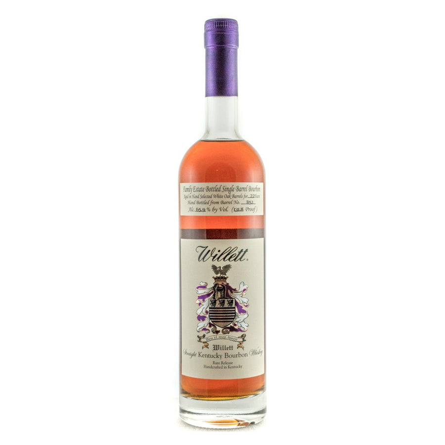 Willett Family Estate Bottled Bourbon 22 Years Old Barrel No. B52 Bourbon Willett Distillery 