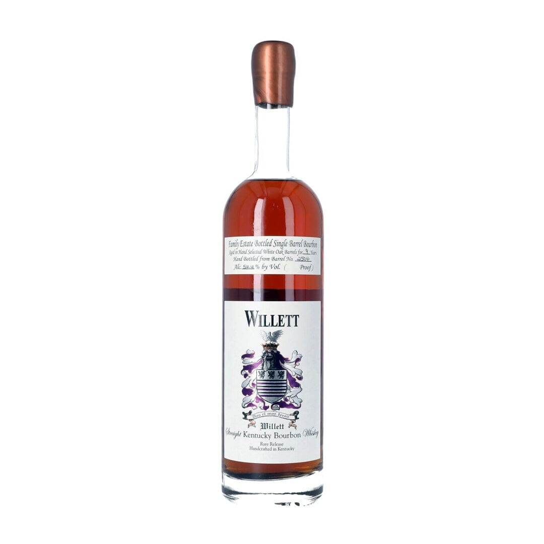 Willett Family Estate Bottled Single Barrel Bourbon Aged in White Oak Barrels for 9 Years 137.2 Proof "November Rain" Kentucky Straight Bourbon Whiskey Willett Distillery 