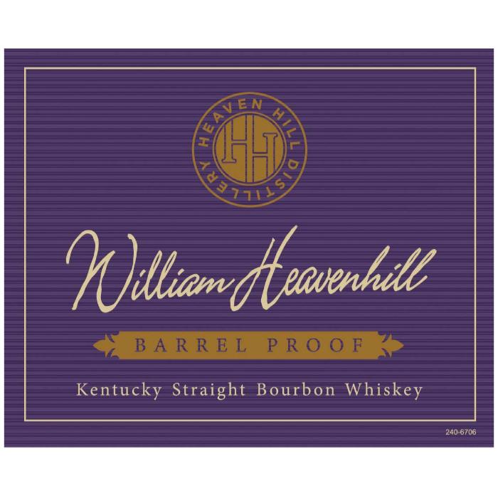 William Heavenhill Barrel Proof 12 Year Old Bourbon Heaven Hill Distillery 