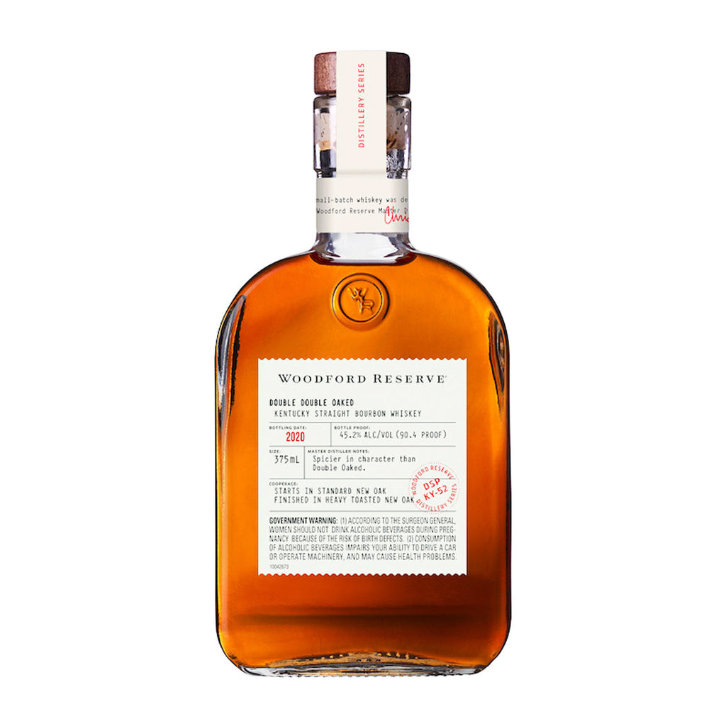 Woodford Reserve Double Double Oaked 2020 375ML Kentucky Straight Bourbon Whiskey Woodford Reserve 