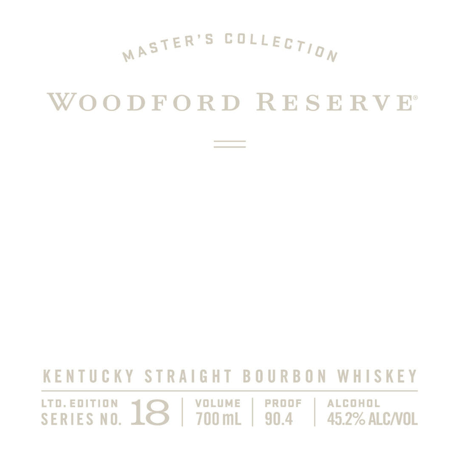 Woodford Reserve Master's Collection Historic Entry Proof Kentucky Straight Bourbon Whiskey Woodford Reserve 