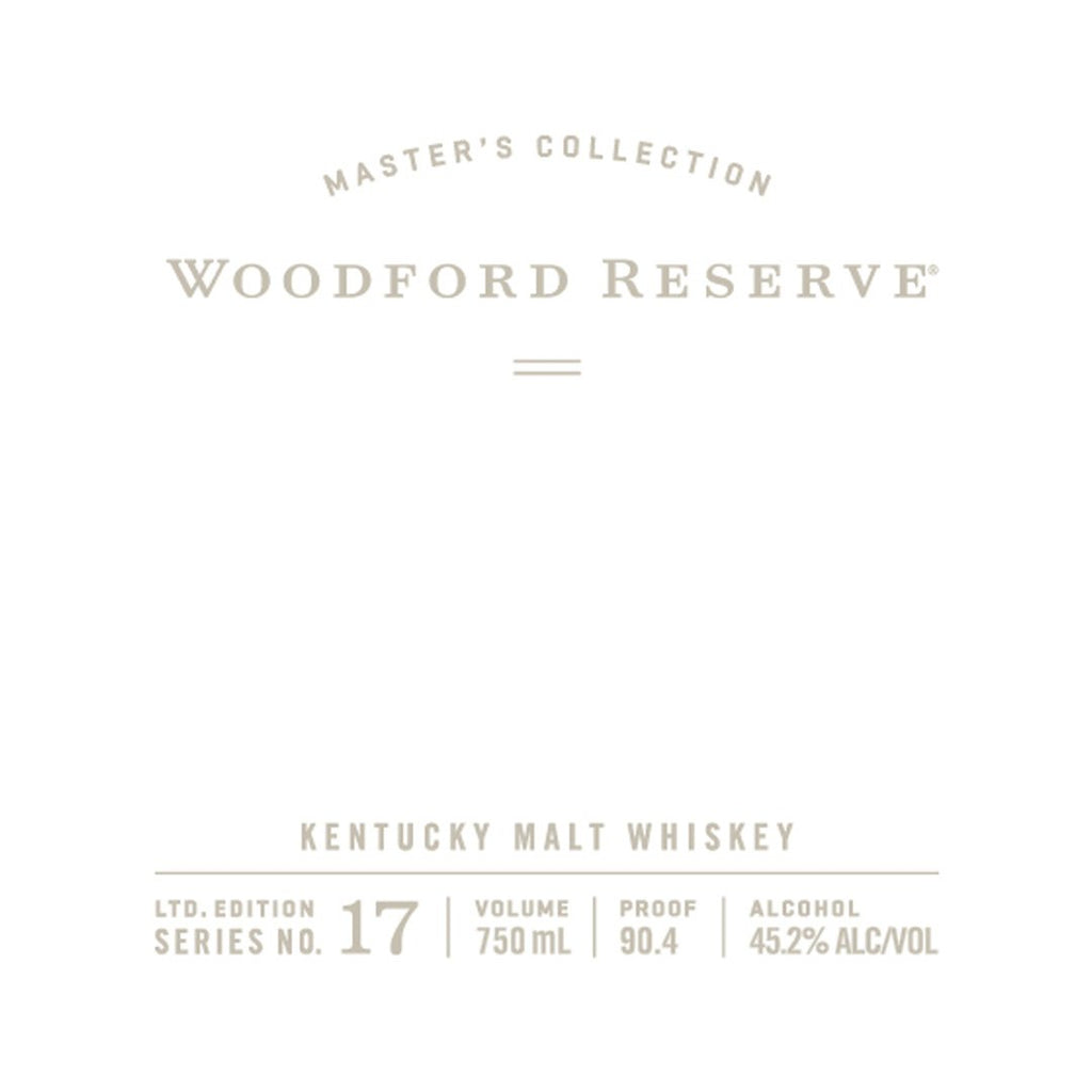 Woodford Reserve Masters Collection Five Malt Stouted Mash Kentucky Malt Whiskey Woodford Reserve 