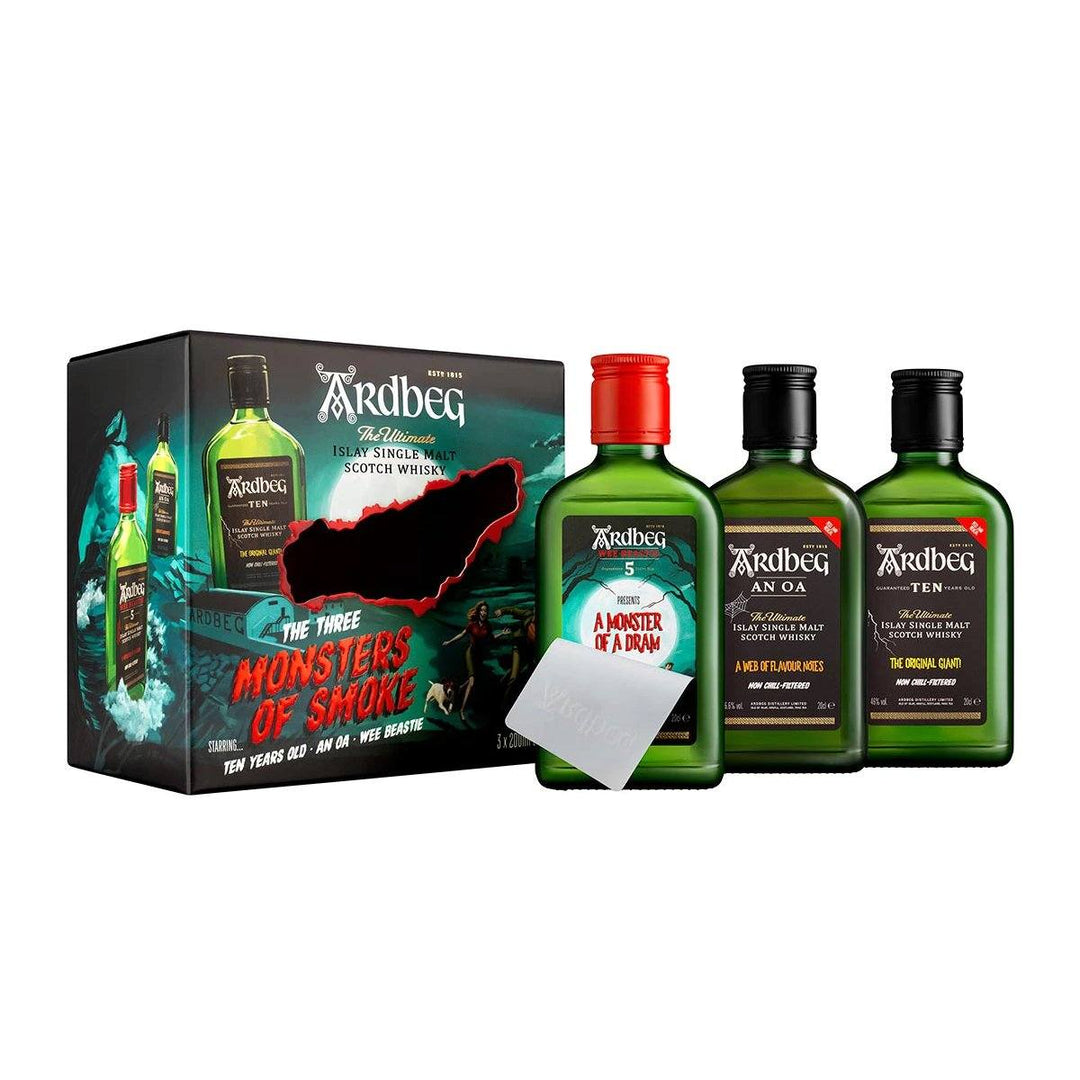 Ardbeg Monsters of Smoke 3 x 200ml Whiskey Ardbeg 