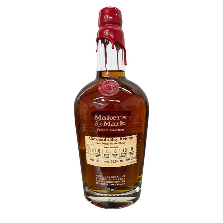 Maker's Mark SDBB "Coronado Bay Bridge" Barrel Pick Bourbon Whiskey Maker's Mark 