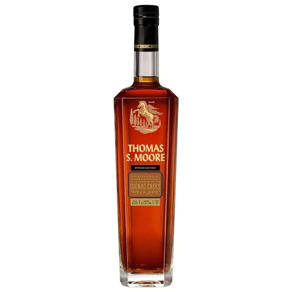 Thomas S. Moore Extended Cask Finish Bourbon Finished In Cognac Casks Kentucky Straight Bourbon Whiskey Thomas S. Moore 