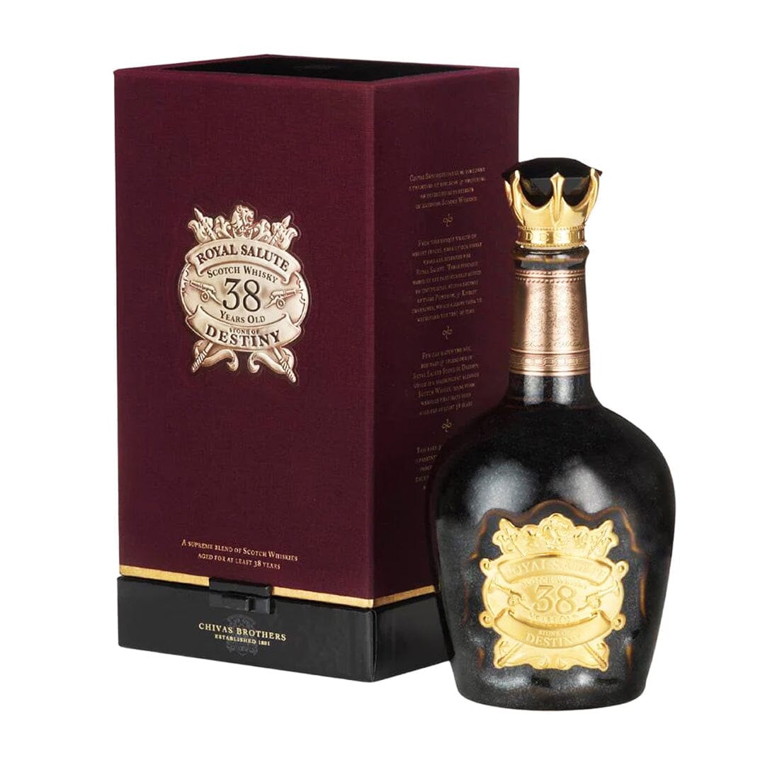 Chivas Regal Royal Salute Stone of Destiny 38 Year Old Scotch Chivas Regal 